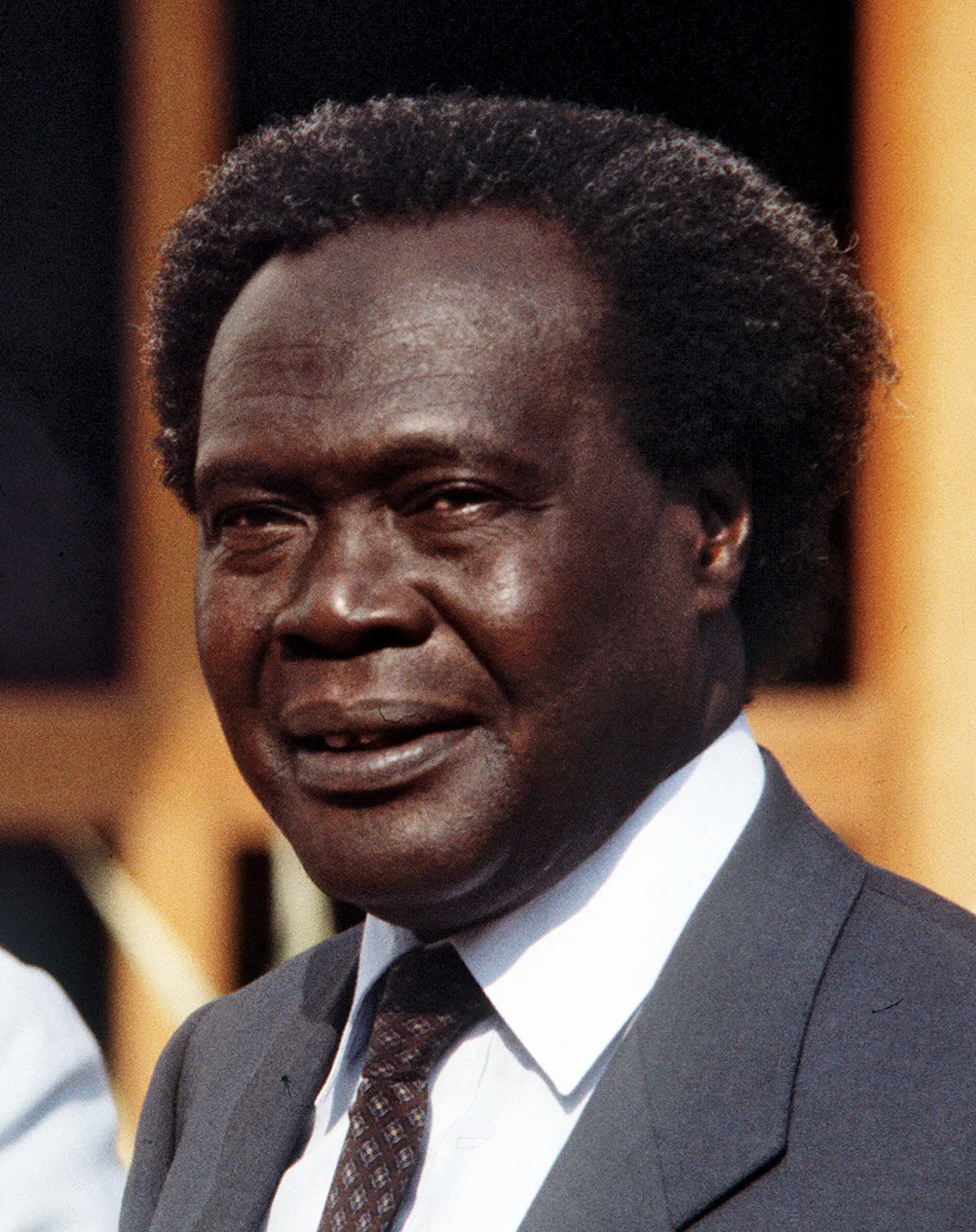 Milton Obote addressing the nation